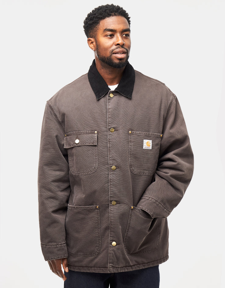 き*様 Carhartt WIP OG Chore Coat IO着用 Carhartt WIP OG Chore Coat - Tobacco/Black (Stone Canvas) – Route One