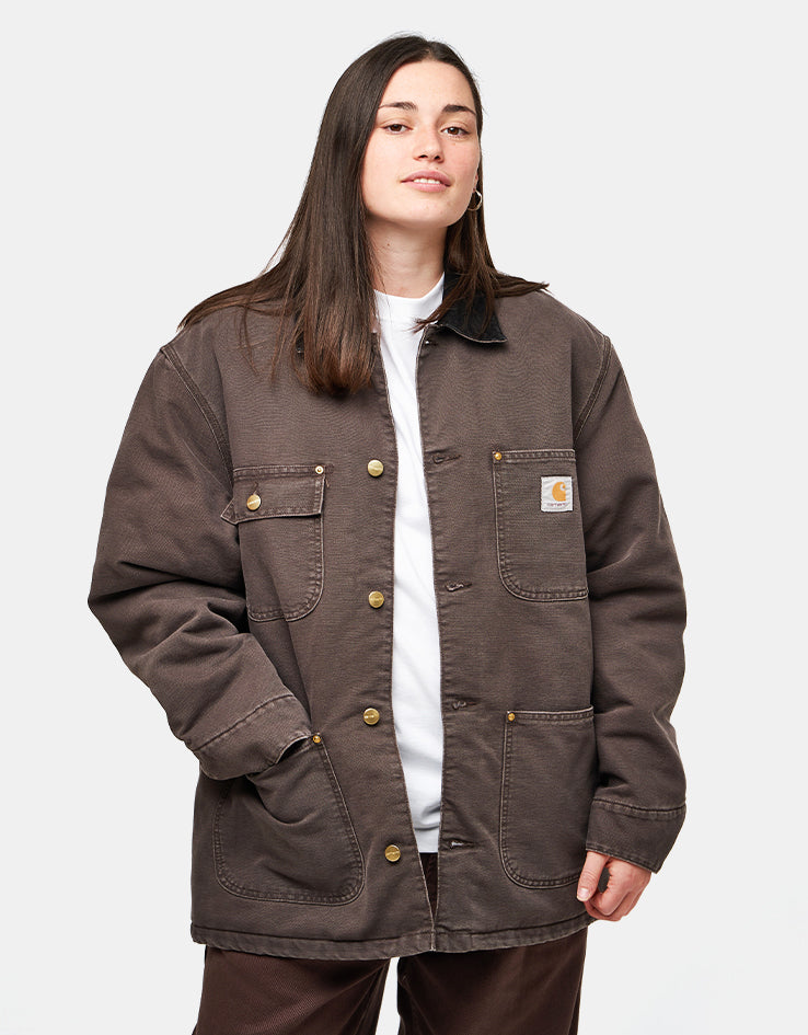 Carhartt WIP OG Chore Coat - Tobacco/Black (Stone Canvas) – Route One