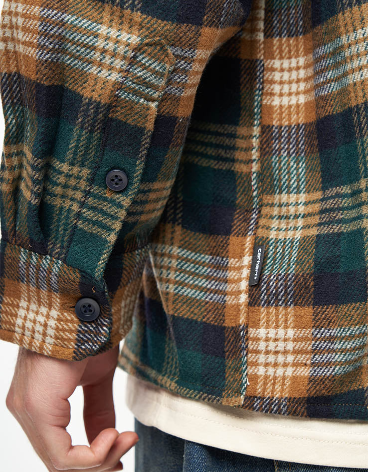 Carhartt WIP L/S Dern Shirt - Dern Check/Hamilton Brown – Route One
