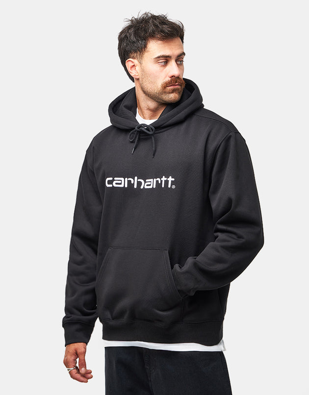 Carhartt WIP Hooded Carhartt Sweat - Black/White