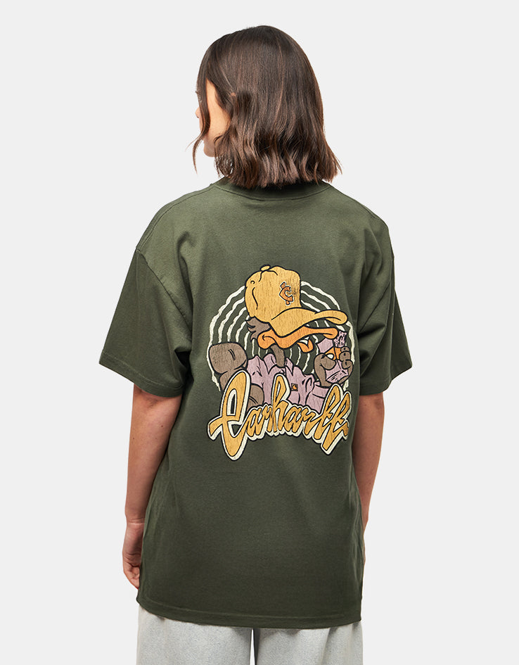 Carhartt WIP S/S Chedda T-Shirt - Opuntia (Heavy Stone Wash)