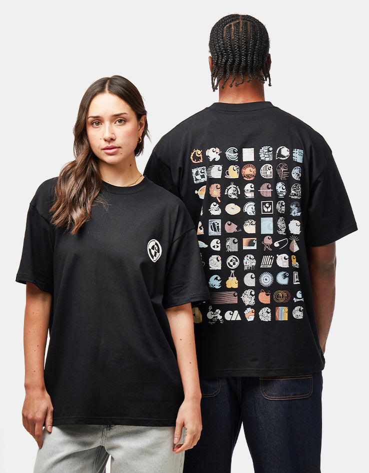 Carhartt WIP S/S C Logo Archive T-Shirt - Black
