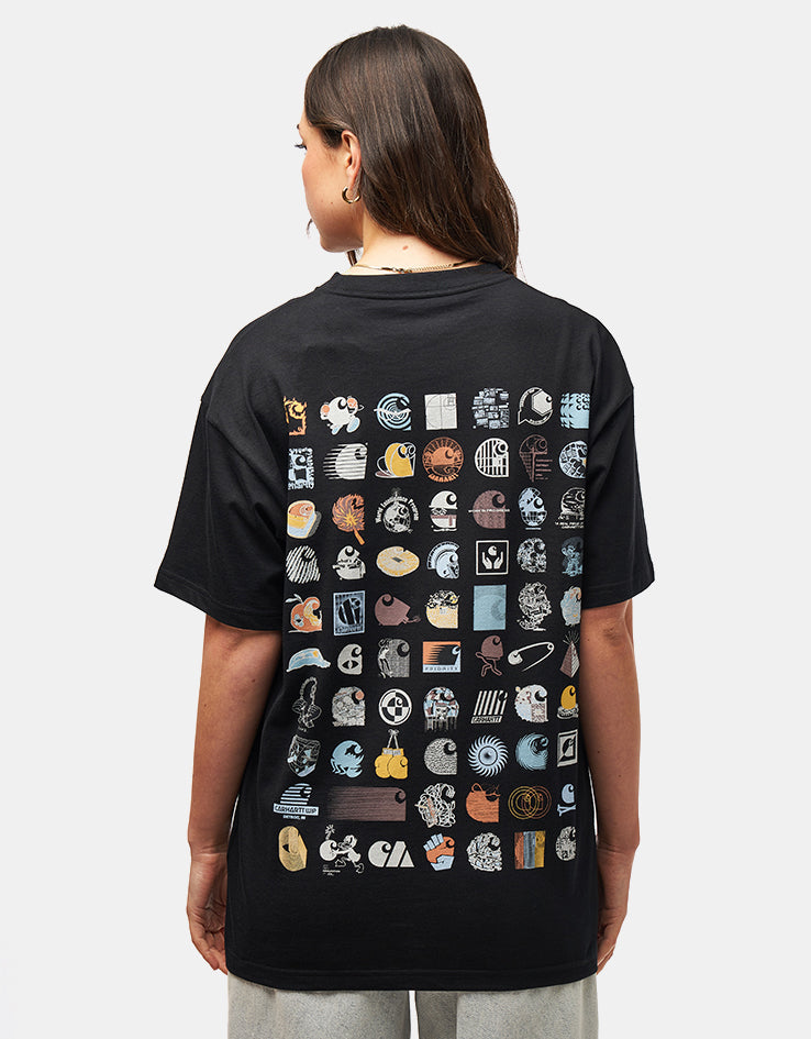Carhartt WIP S/S C Logo Archive T-Shirt - Black