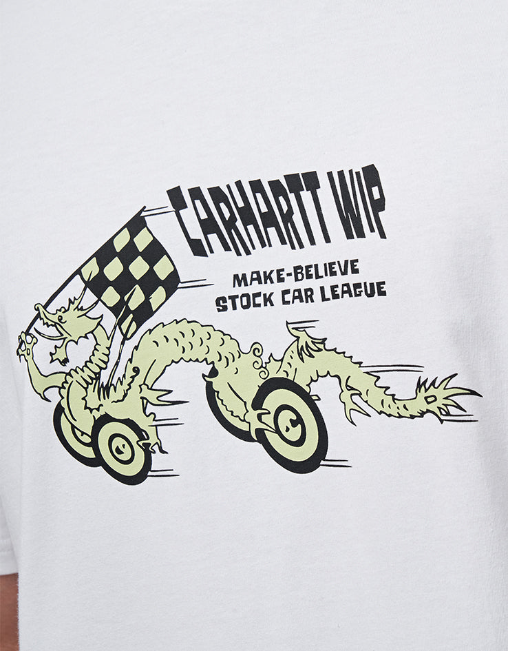 Carhartt WIP S/S Make Believe League T-Shirt - White