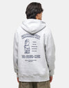 Carhartt WIP Hooded Sandwich Sweatshirt - Ash Heather/Blue