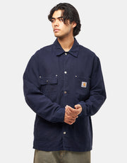 Carhartt WIP Walter Chore Coat - Dark Navy (Garment Dyed)