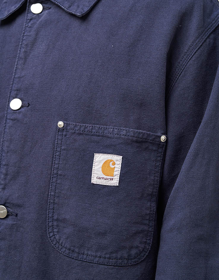 Carhartt WIP Walter Chore Coat - Dark Navy (Garment Dyed) – Route One