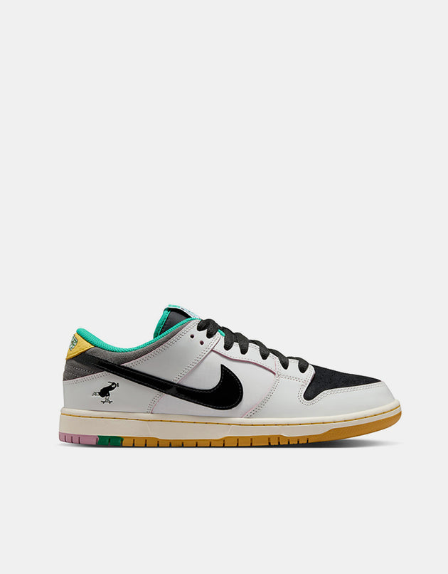 Nike SB x CSEF Dunk Low Pro QS Skate Shoes - Summit White/Black-White-Iron Grey