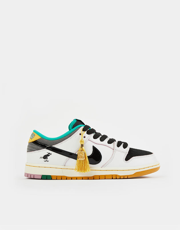Nike SB x CSEF Dunk Low Pro QS Skate Shoes - Summit White/Black-White-Iron Grey