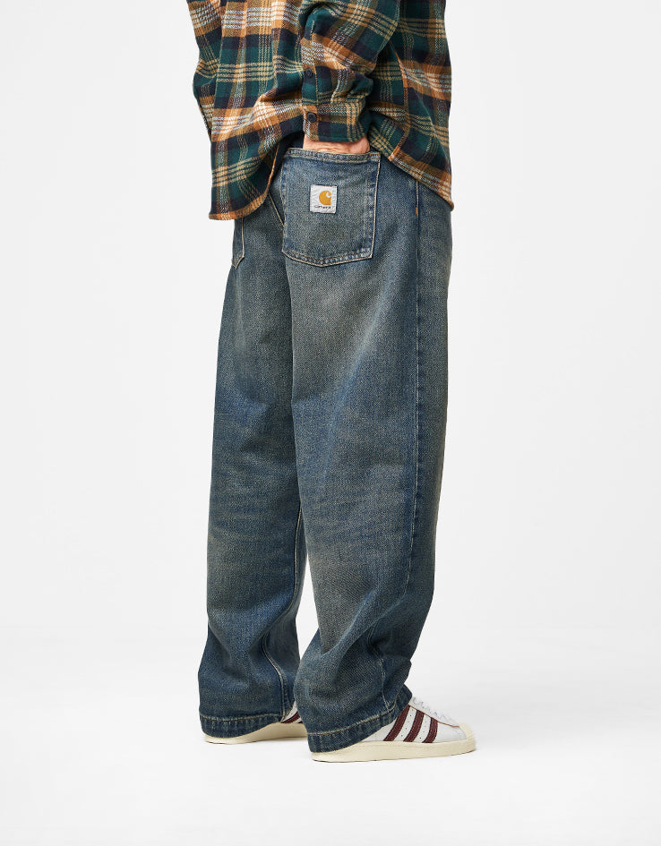 Carhartt WIP Brandon Pant - Blue (Worn Used Wash) – Route One