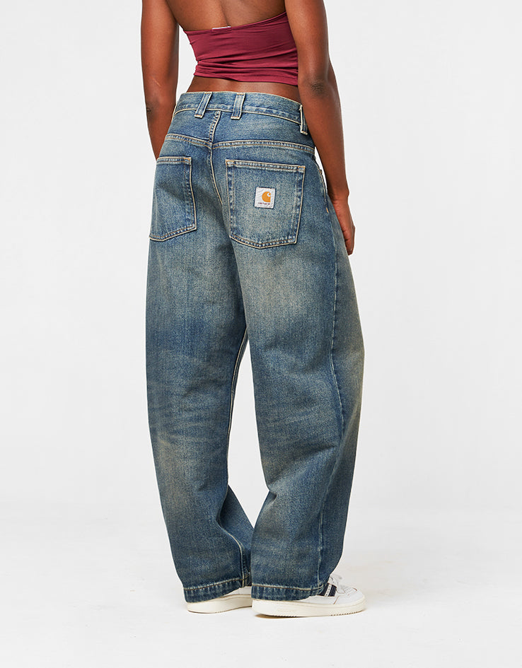 Carhartt WIP Brandon Pant - Blue (Worn Used Wash) – Route One