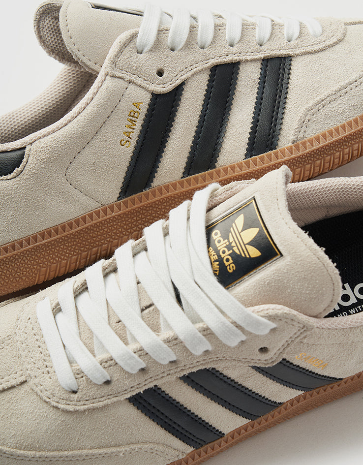 adidas Samba ADV Skate Shoes - Alumina/Core Black/Gum – Route One