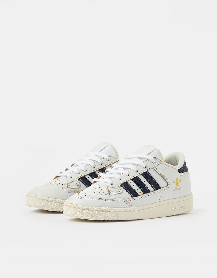 adidas Centennial 85 Low ADV Skate Shoes - Crystal White/Shadow Navy/Off White
