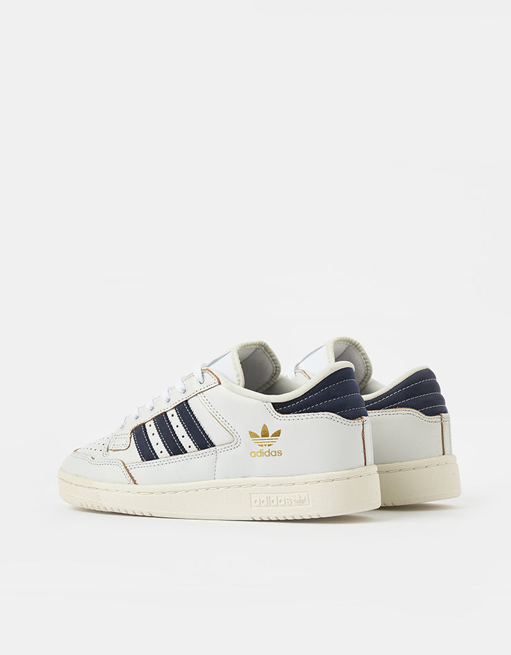adidas Centennial 85 Low ADV Skate Shoes - Crystal White/Shadow Navy/Off White