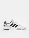 adidas Tekkari Skate Shoes - White/Core Black/Aurora Plum