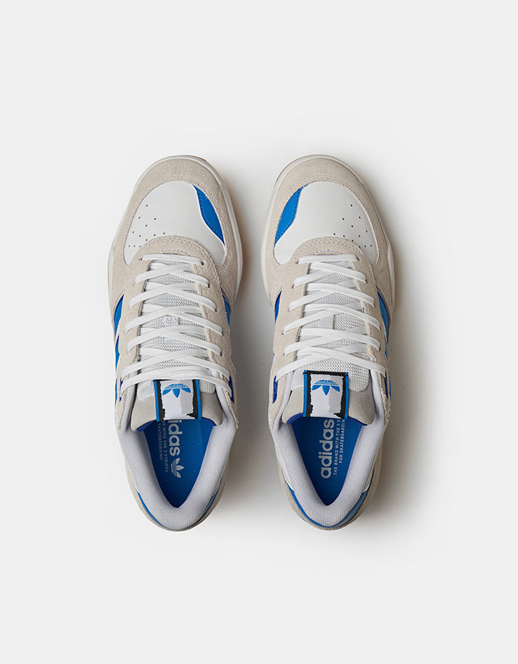 adidas Tekkira Cup Skate Shoes - White/Bright Blue/Lucid Blue