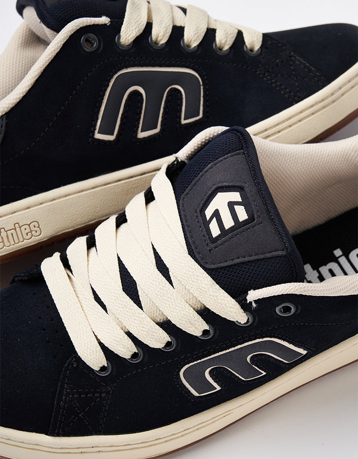 etnies Callicut Skate Shoes - Navy/Tan