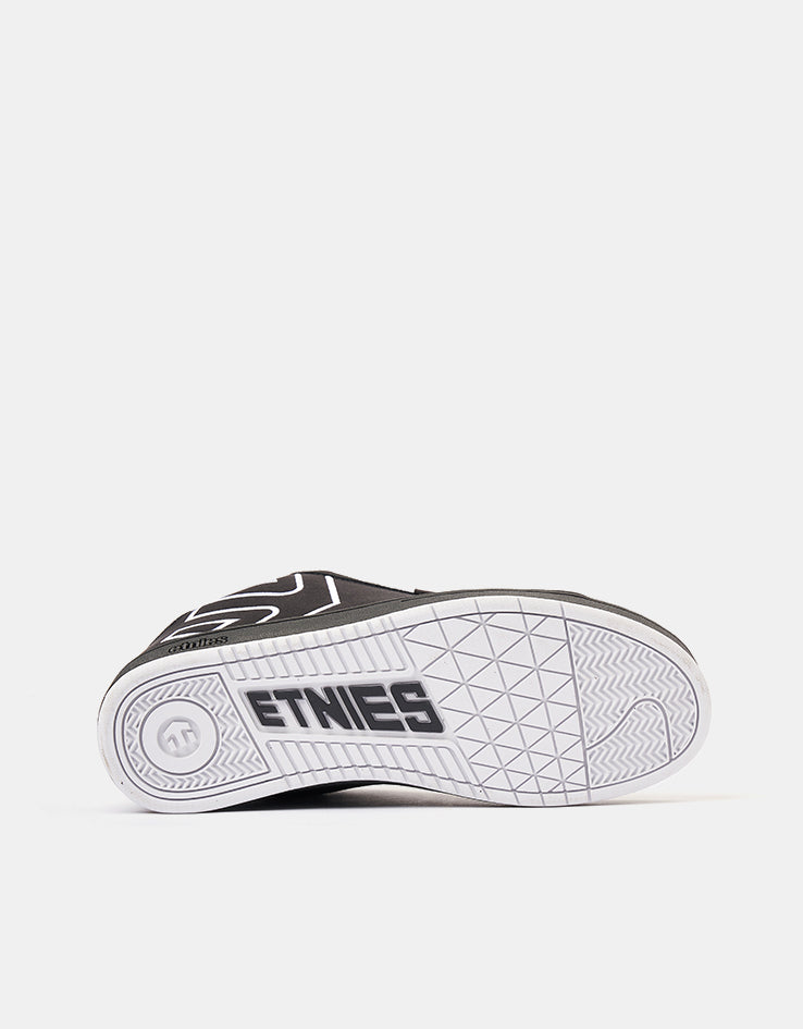 etnies Fader Skate Shoes - Worn Black