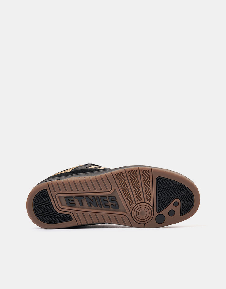etnies Loot Skate Shoes - Black/Black/Gum