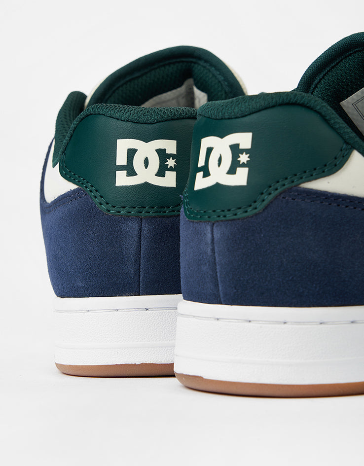 DC Manteca 4 Skate Shoes - Navy/White/Green