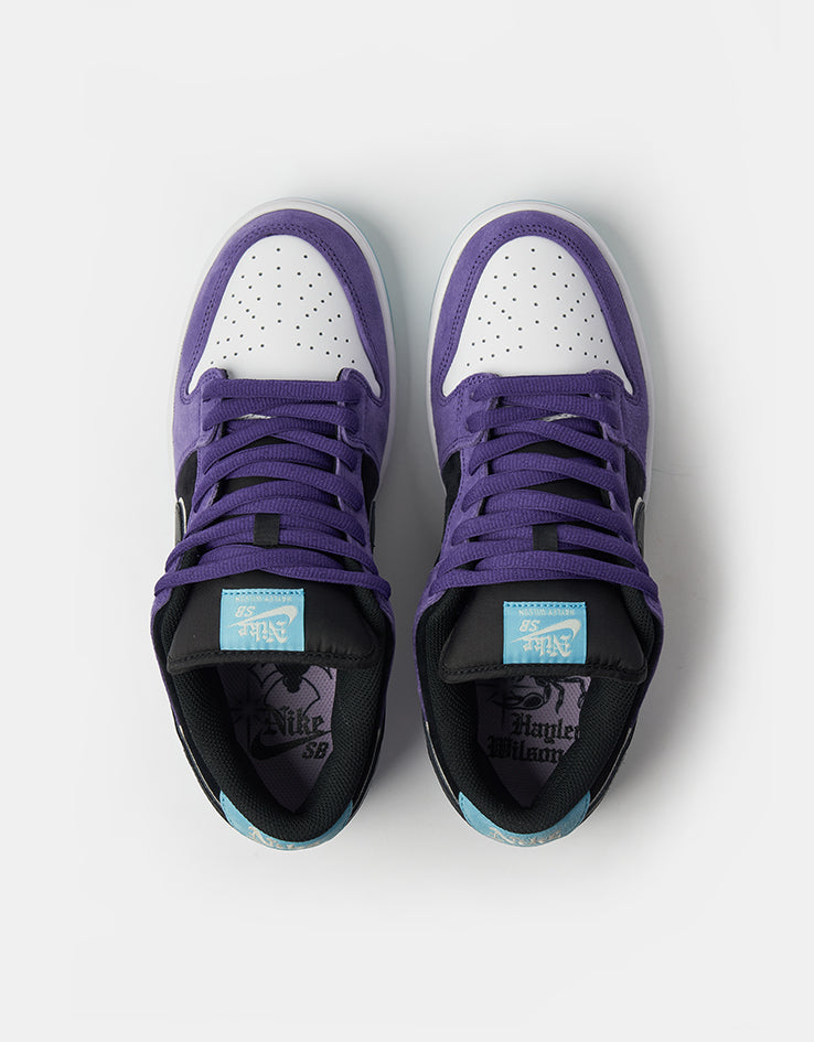 Nike SB 'Hayley' Dunk Low Pro Skate Shoes - Court Purple/Black-White-Lagoon Pulse