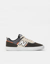 New Balance Numeric 306 Jamie Foy Skate Shoes - Dark Grey/Sea Salt