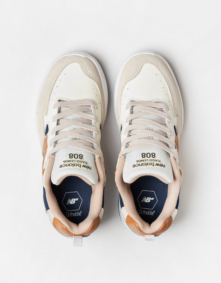New Balance Numeric 808 Light Tiago Lemos Skate Shoes - Sea Salt