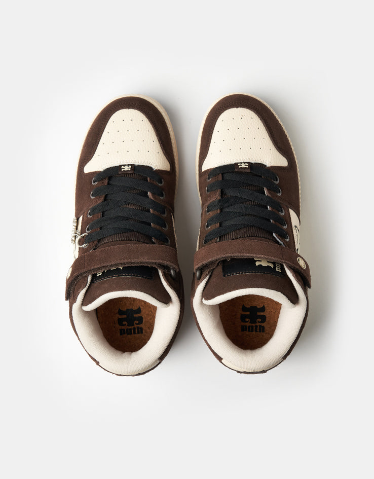 IPATH Grasshopper Skate Shoes - Embossed Brown Suede