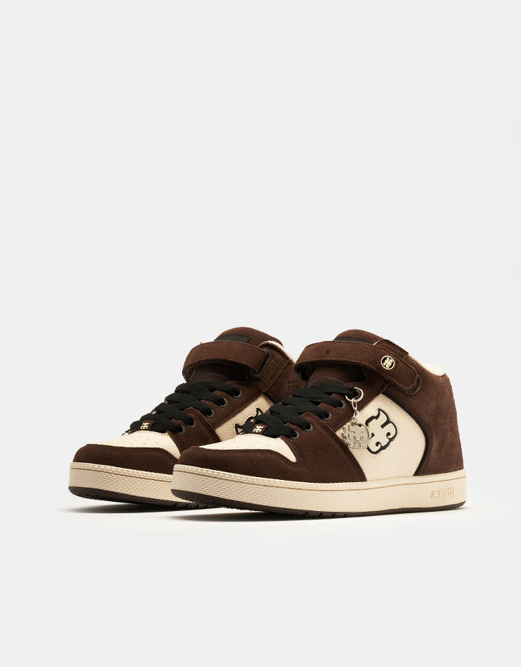 IPATH Grasshopper Skate Shoes - Embossed Brown Suede