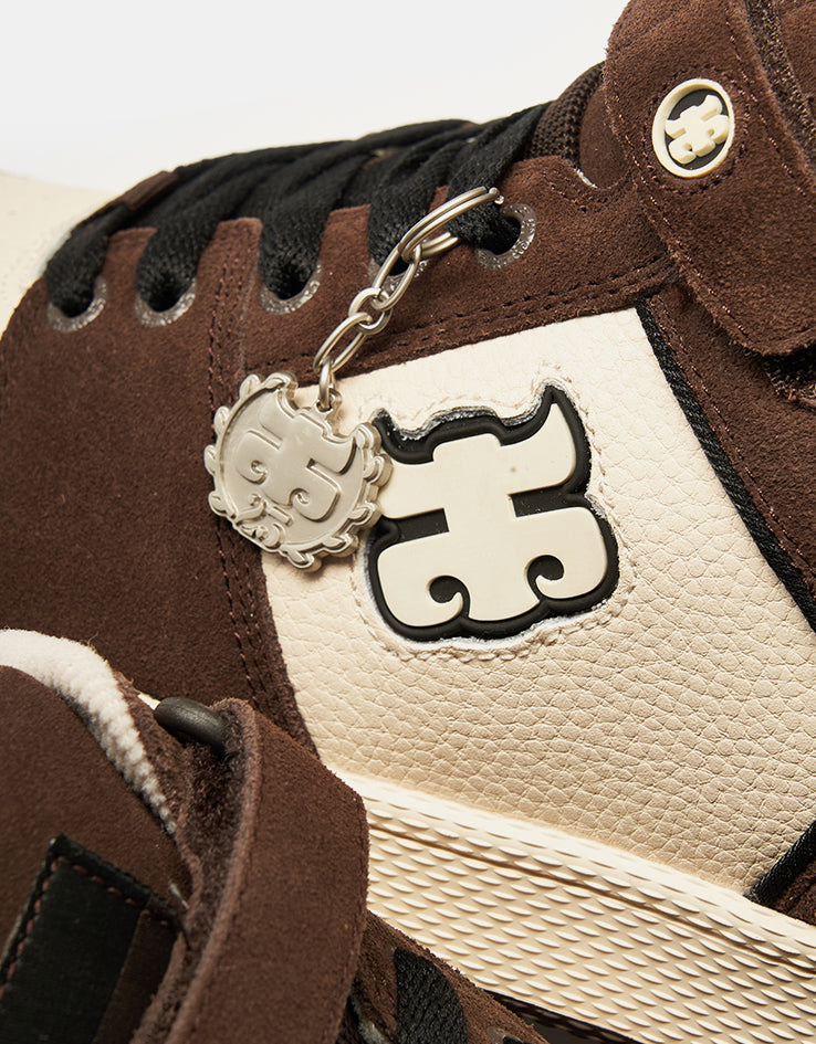 IPATH Grasshopper Skate Shoes - Embossed Brown Suede