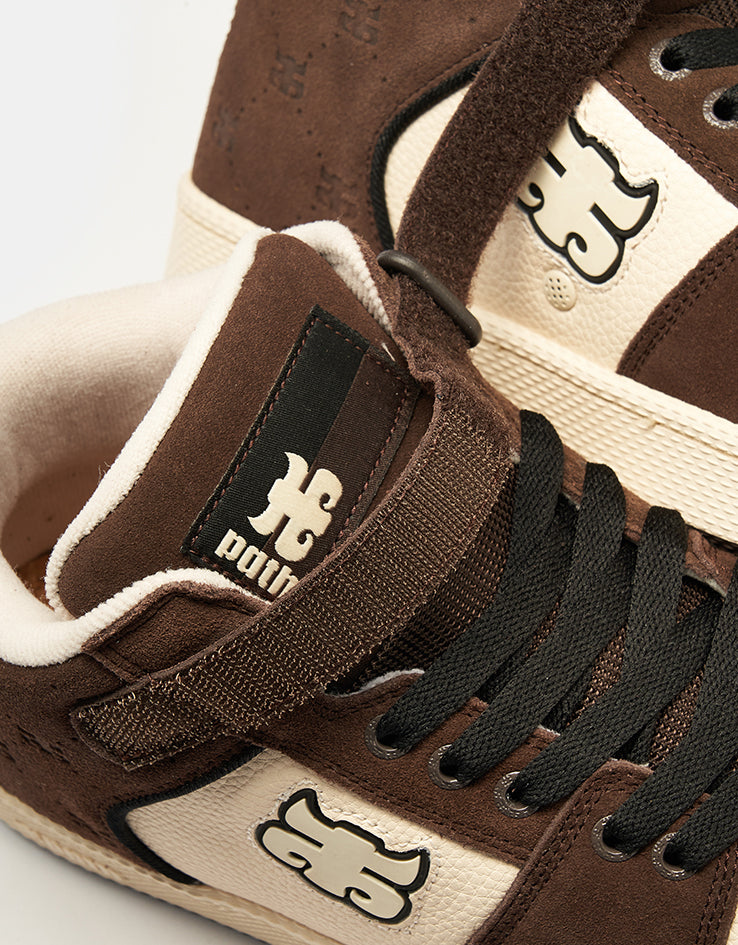 IPATH Grasshopper Skate Shoes - Embossed Brown Suede