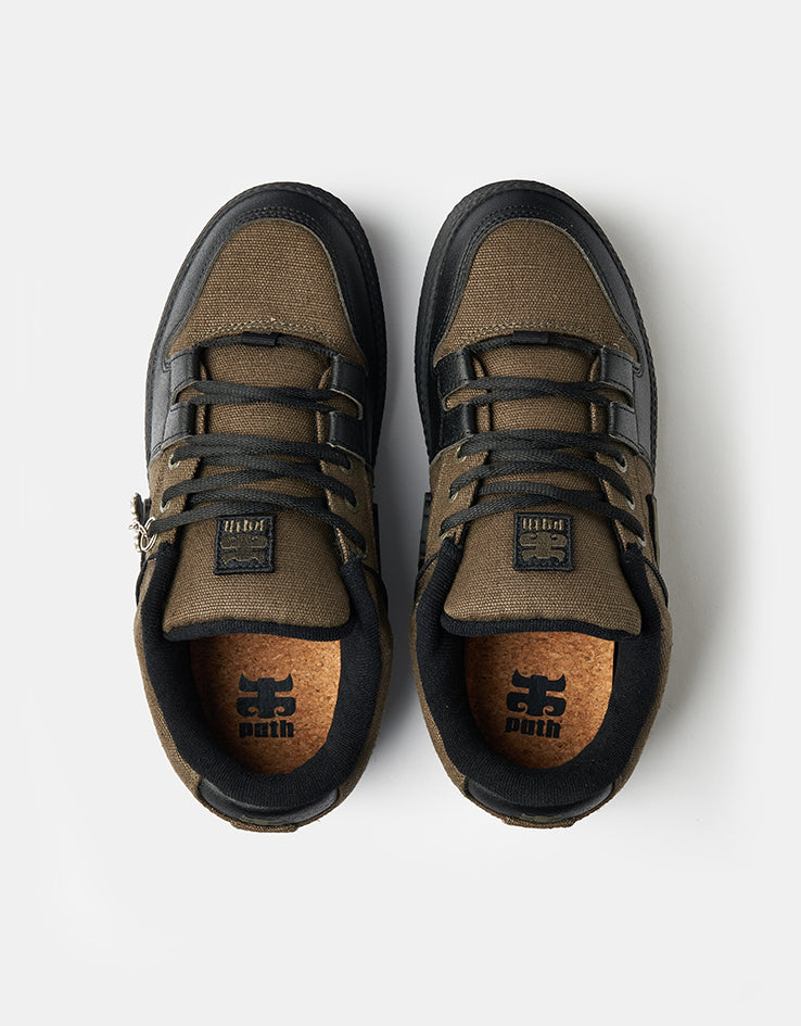 IPATH Cricket Skate Shoes - Green Waxed Hemp