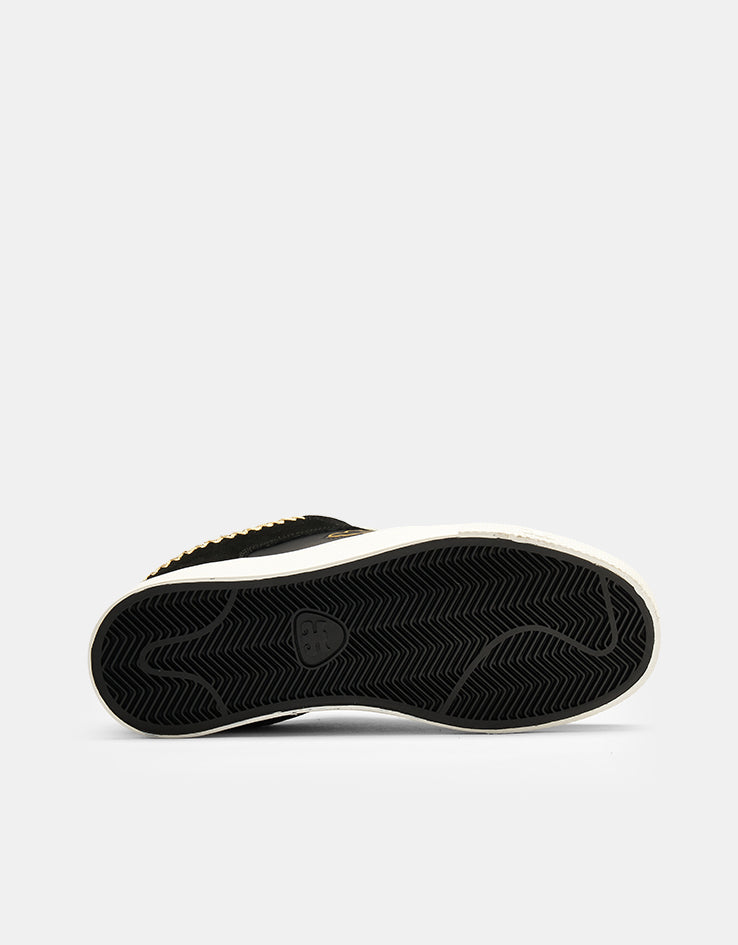 IPATH Reed Low Skate Shoes - Black Leather/Short Suede