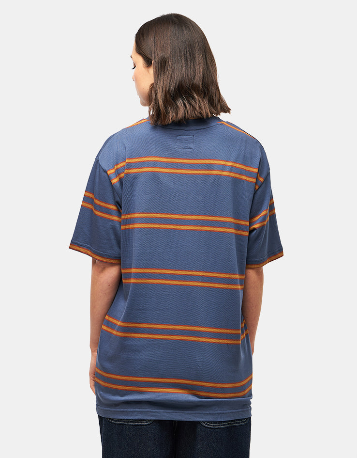 DC Maximize Striped T-Shirt - Dark Denim