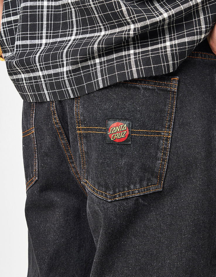 Santa Cruz Big Pants - Black Wash