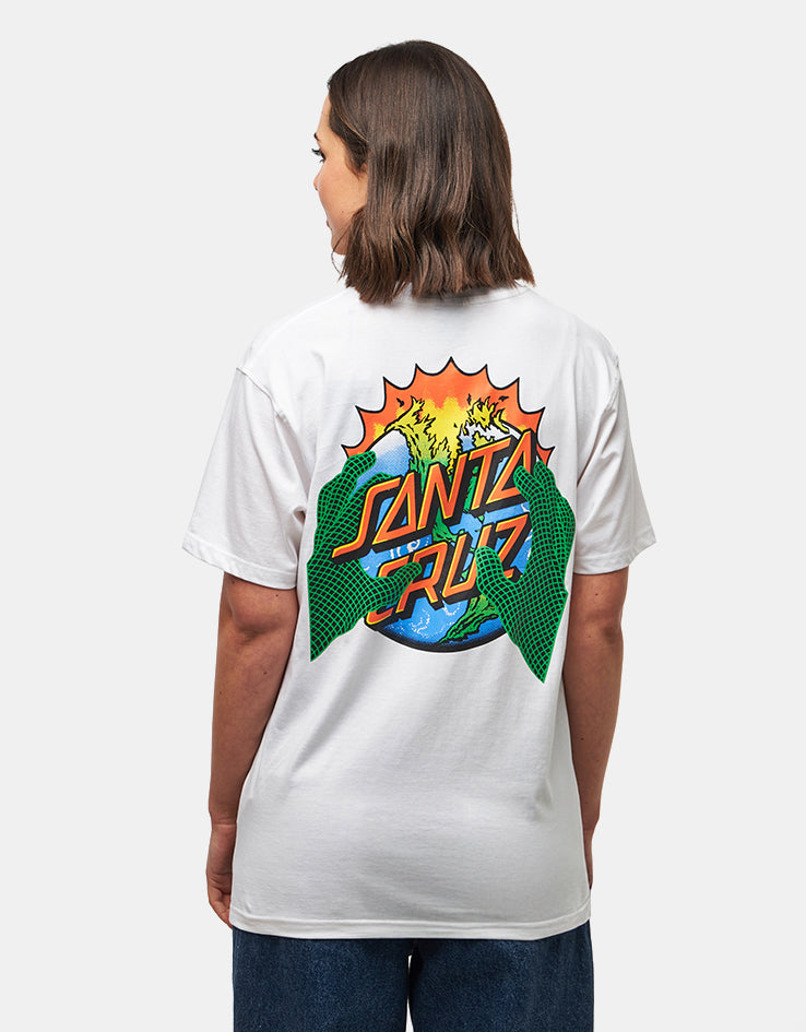 Santa Cruz Kendall End Of The Dot T-Shirt - White