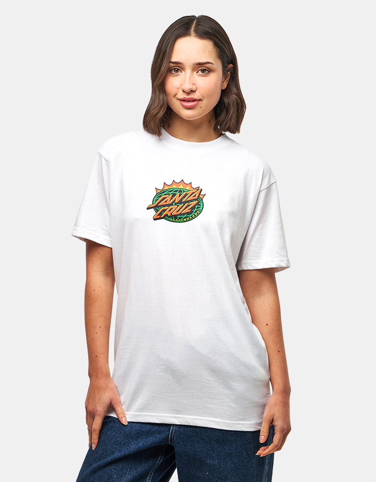 Santa Cruz Kendall End Of The Dot T-Shirt - White