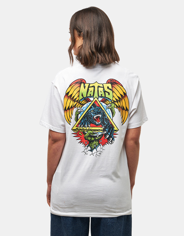 Santa Cruz Natas SC Panther T-Shirt - White