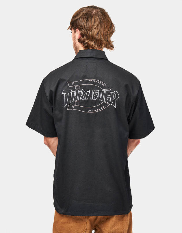 Dickies x Thrasher Work Shirt - Black