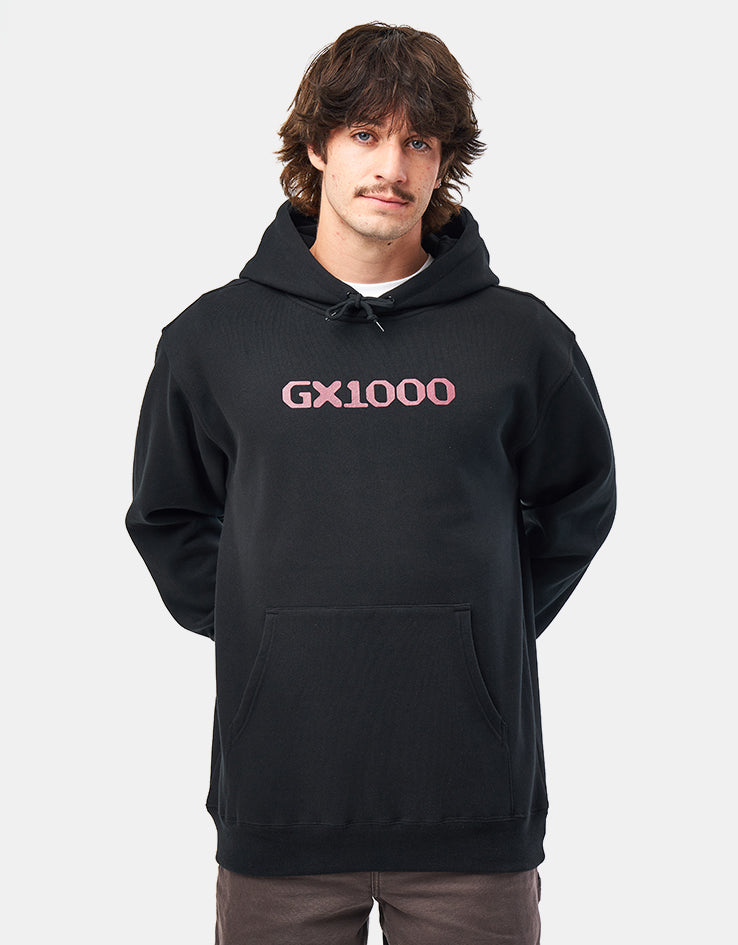 GX1000 OG Logo Pullover Hoodie - Black/Burgundy – Route One