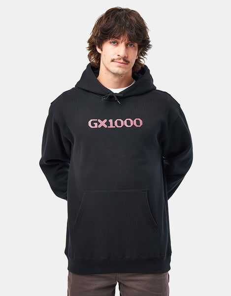 GX1000 OG Logo Pullover Hoodie - Black/Burgundy – Route One