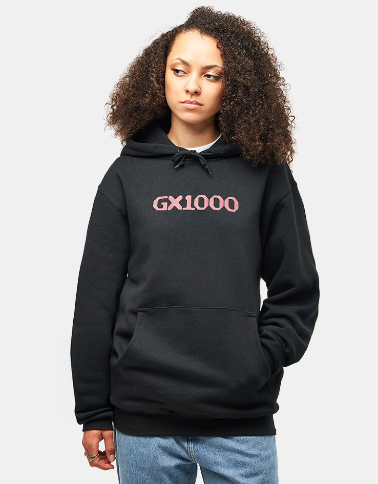 GX1000 OG Logo Pullover Hoodie - Black/Burgundy