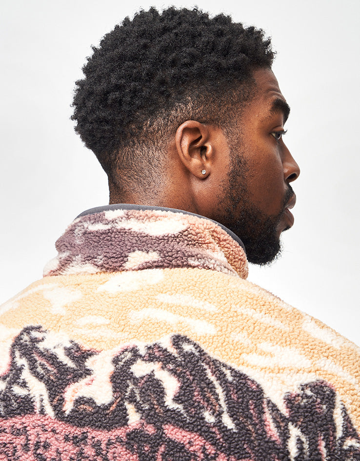 Columbia Helvetia™ II Printed Half Snap Fleece - Camel Brown