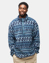 Columbia Helvetia™ II Printed Half Snap Fleece - Everblue Knitknot