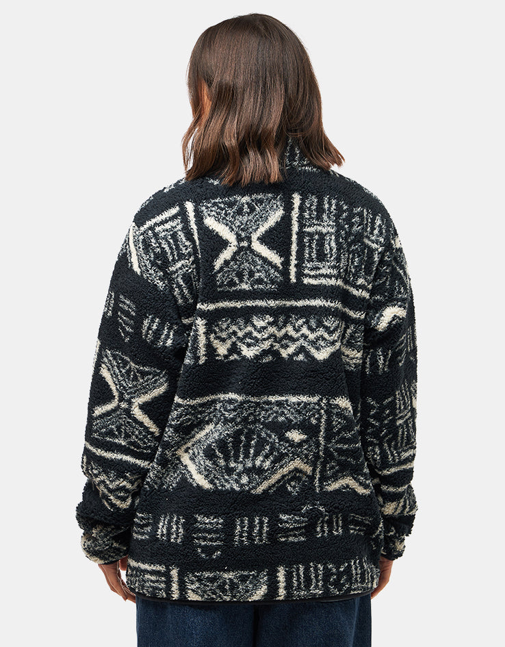 Columbia Rugged Ridge™ High Pile Half Zip Fleece - Black Deschutes Day