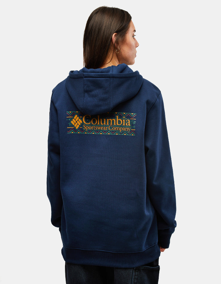 Columbia Meridian Creek™ Graphic Pullover Hoodie - Collegiate Navy