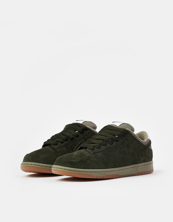 靴 Nike sb dunk low pro sequoia light army Nike SB Dunk Low Pro B Skate Shoes - Sequoia/Sequoia-Light Army