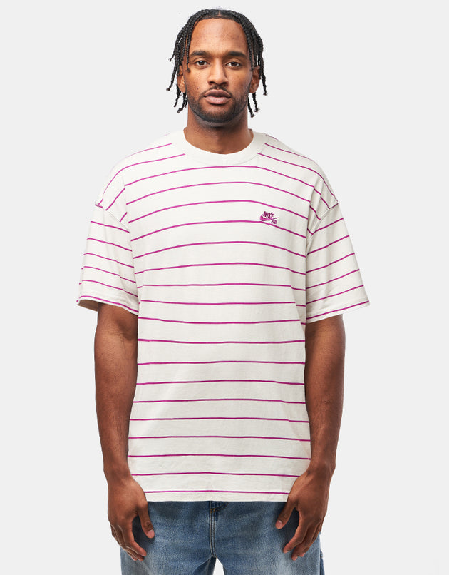 Nike SB M90 Striped T-Shirt - Light Bone