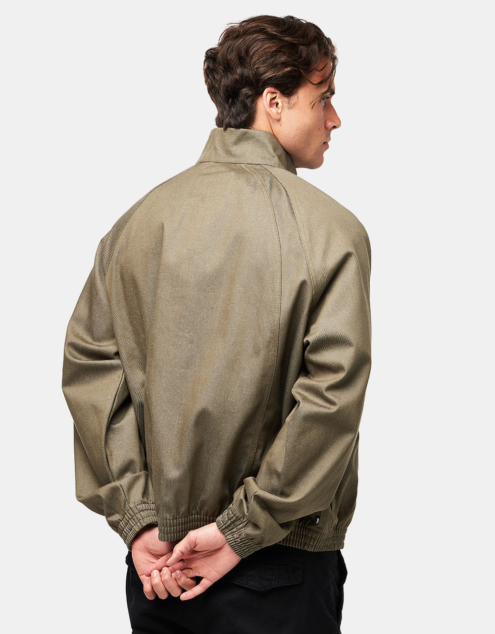Nike SB Denim Full Zip Track Jacket - Medium Olive/White – Route One