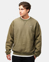 Nike Solo Swoosh Crew - Medium Olive/Medium Olive/White